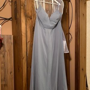 Custom wedding dress.